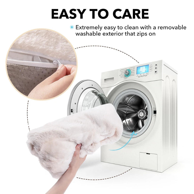 CosyPaws Cat Sofa Bed – Plush Winter Nest for Cats & Small Dogs