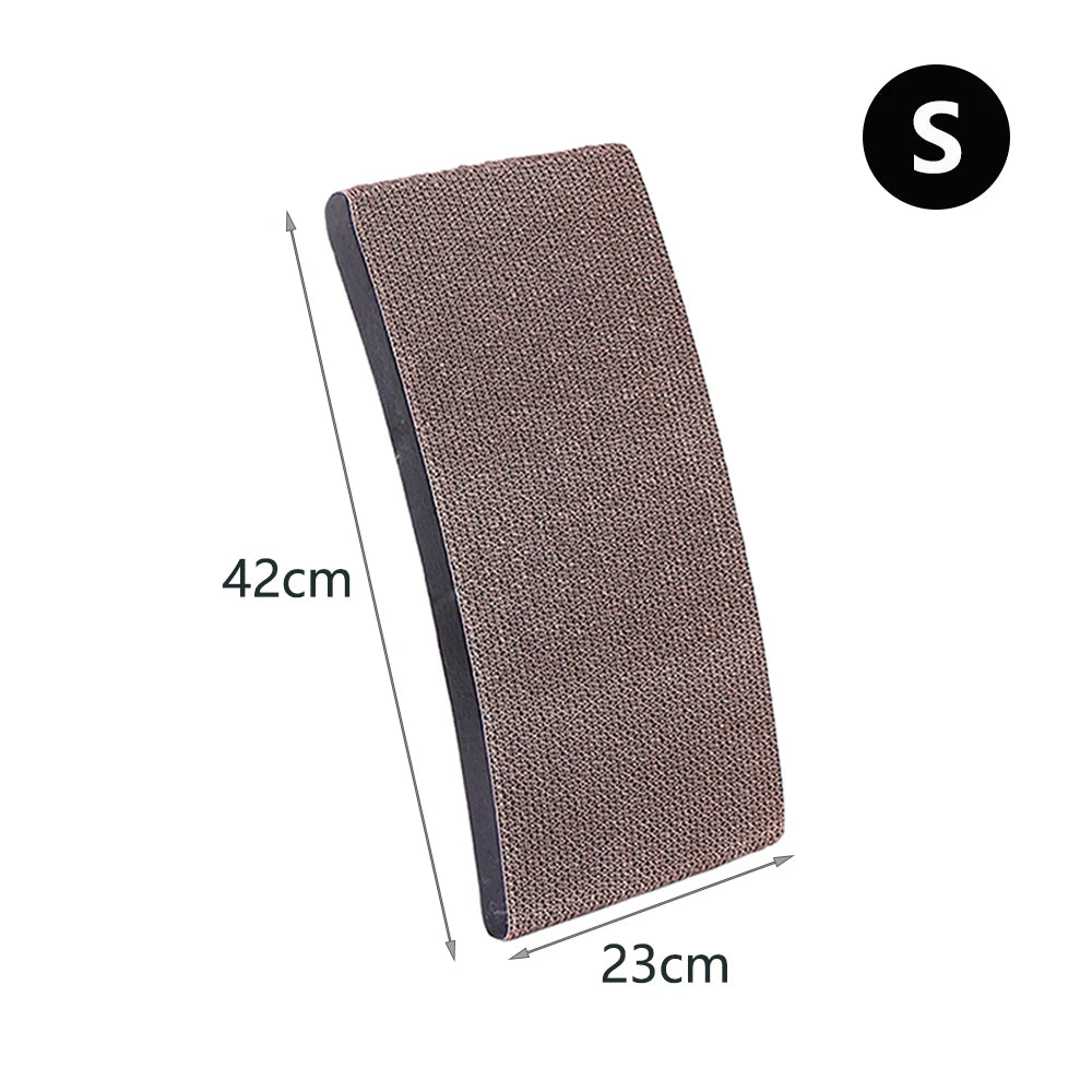 Rascador de madera para gatos PurrPlay: cama y juguete reversible 5 en 1
