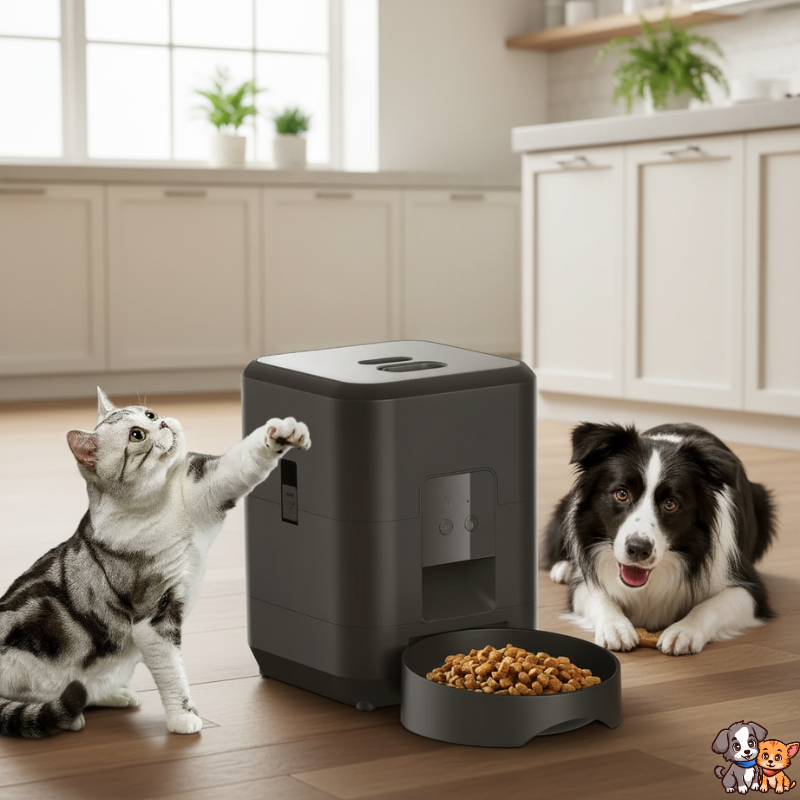 Automatic Cat Food Dispenser – 2L Smart Feeder with App Control