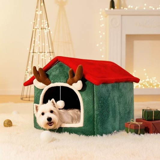 Autumn–Winter Plush Pet Nest – Washable, Warm & Designed for Rest