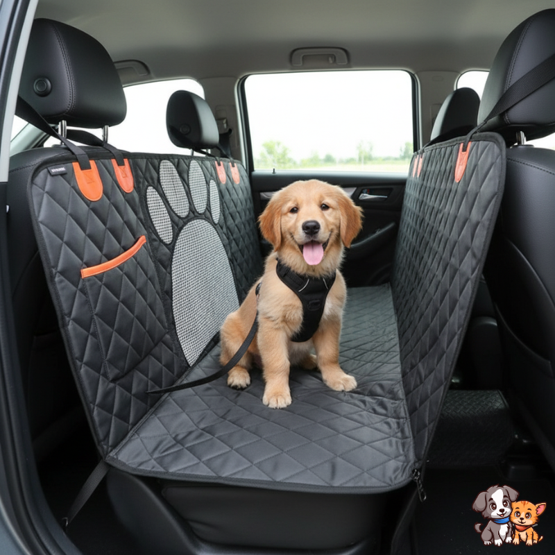 Dog Car Seat Protector – Durable, Waterproof & Secure Pet Travel