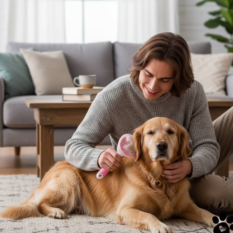 Sheddy-Free – Stainless Steel Pet Hair Remover Brush