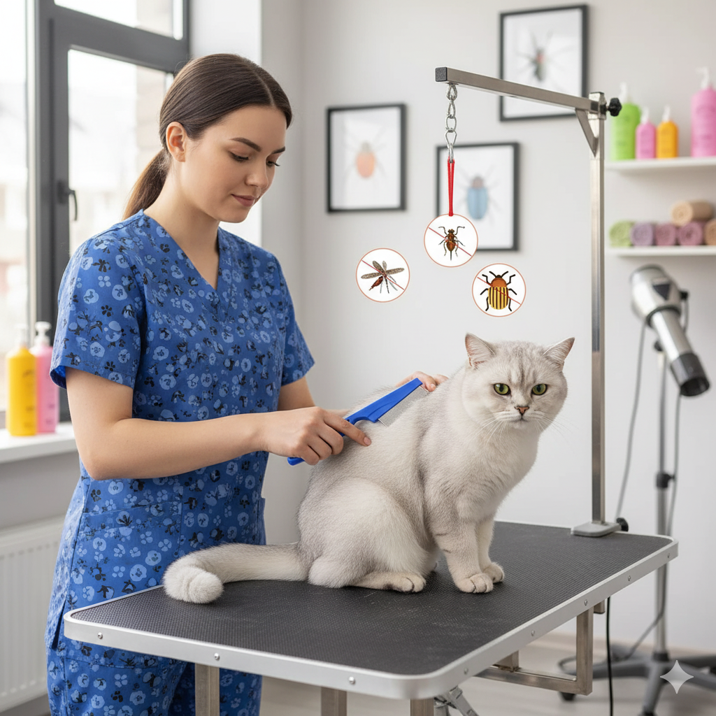 Fine Comb – Anti-Flea Stainless Steel Brush