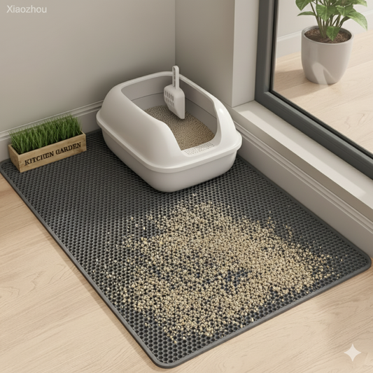 Eco-Friendly Cat Litter Mat – Washable, Durable & Hygienic