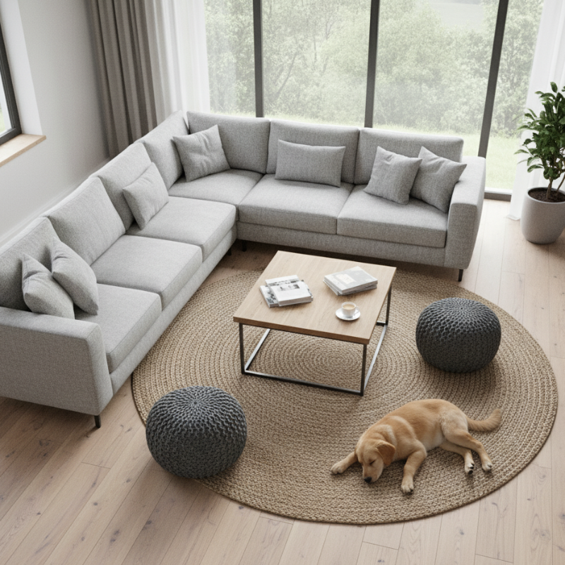 FofiPet 360-degree home security camera – stylish and reliable for dogs, cats, and family.