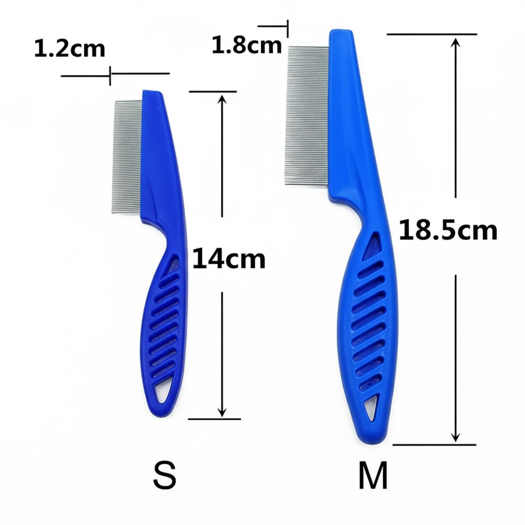 Fine Comb – Anti-Flea Stainless Steel Brush