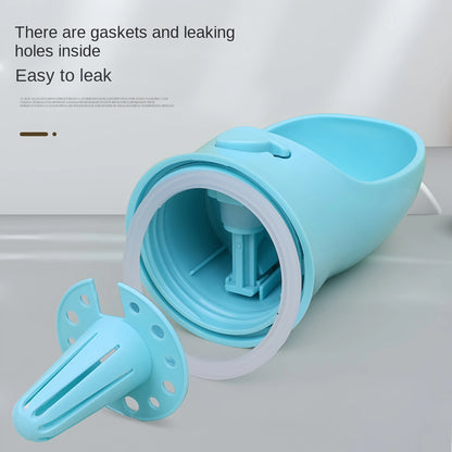 2-in-1 Portable Pet Water Bottle & Feeder Bowl