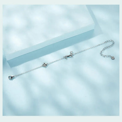 Sterling Silver Dachshund Bracelet