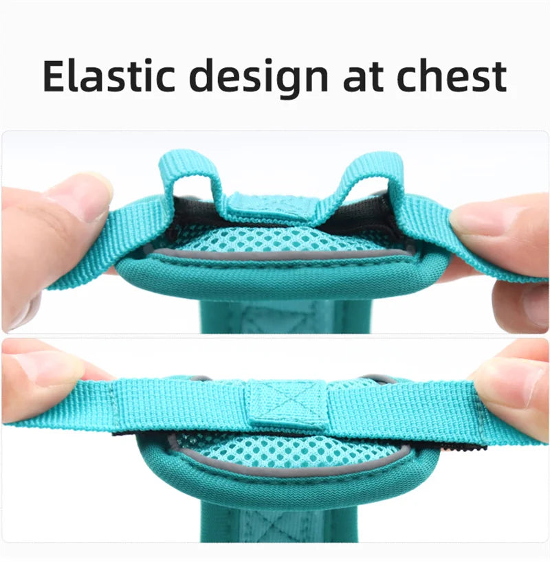 Breathable Mesh Pet Harness with Leash – Comfort and Safety in Every Adventure