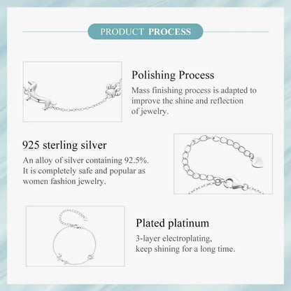 Sterling Silver Dachshund Bracelet