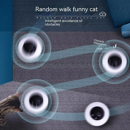UFO Smart Cat Teaser – Interactive Feather Toy