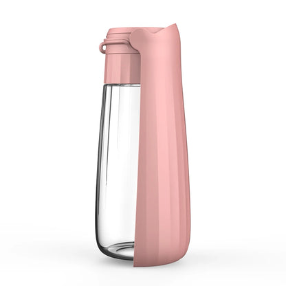 Portable Pet Water Bottle – Foldable Travel Bowl for Dogs & Cats