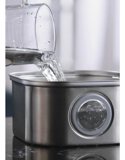 Stainless Steel Pet Water Fountain – Quiet, Fresh & Healthy Hydration