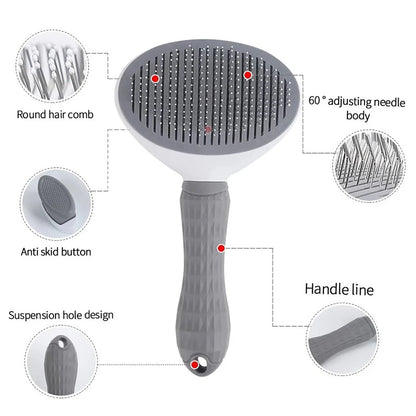 Sheddy-Free – Stainless Steel Pet Hair Remover Brush
