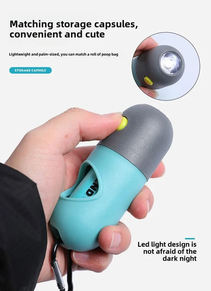 Pet Waste Bag Dispenser – Hygienic Bags with Built-in LED Torch