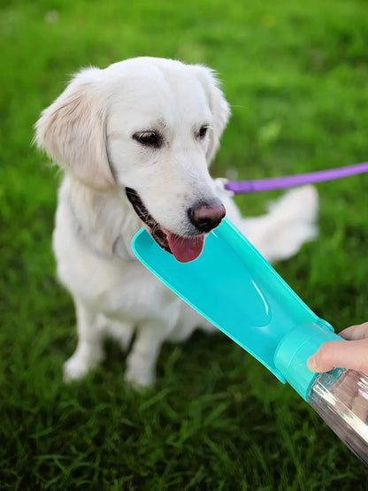 Portable Pet Water Bottle – Foldable Travel Bowl for Dogs & Cats