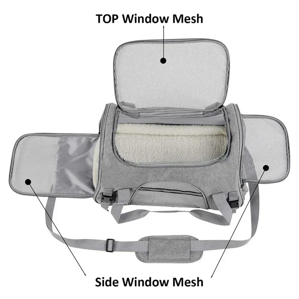 Cosy Dog Carrier Bag – Portable, Breathable & Travel-Ready