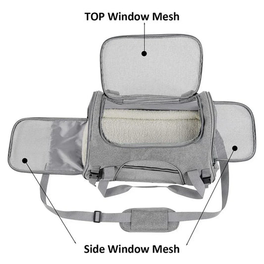 Cosy Dog Carrier Bag – Portable, Breathable & Travel-Ready