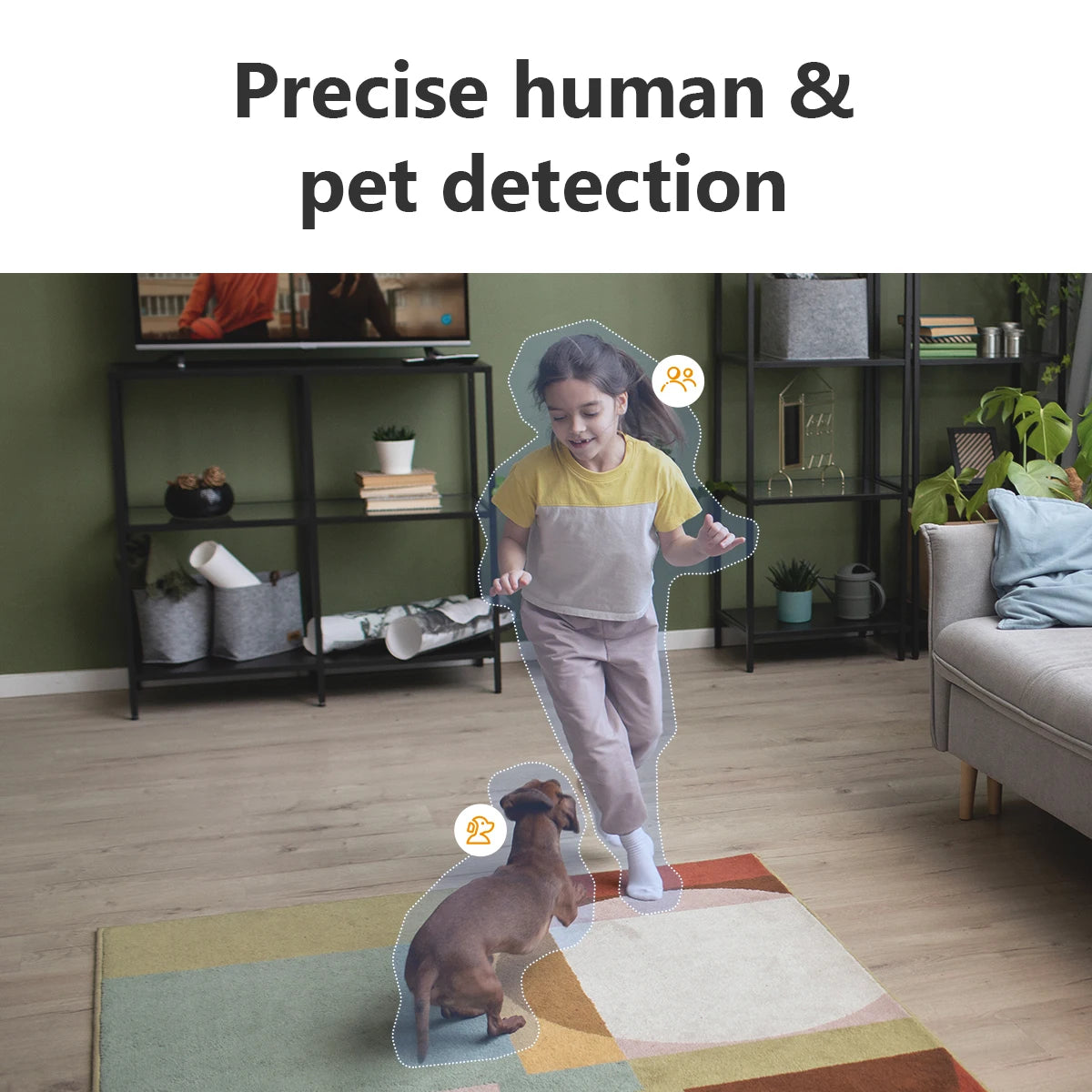 360° Smart Indoor Camera – Crystal-Clear Security for Pets, Babies & Home