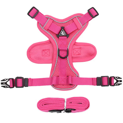 Breathable Mesh Pet Harness with Leash – Comfort and Safety in Every Adventure