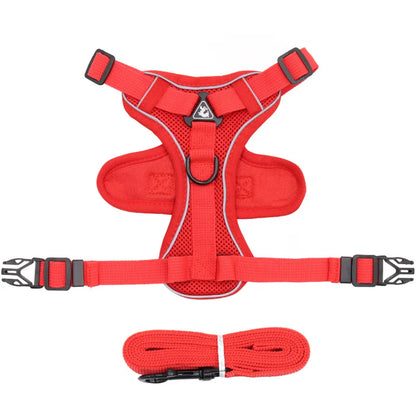 Breathable Mesh Pet Harness with Leash – Comfort and Safety in Every Adventure