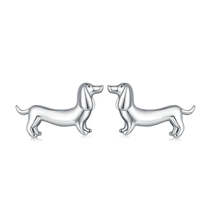 Dachshund Love Ring – 925 Sterling Silver Adjustable