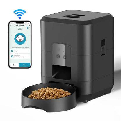 Automatic Cat Food Dispenser – 2L Smart Feeder with App Control