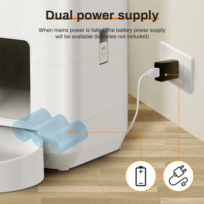 Automatic Cat Food Dispenser – 2L Smart Feeder with App Control
