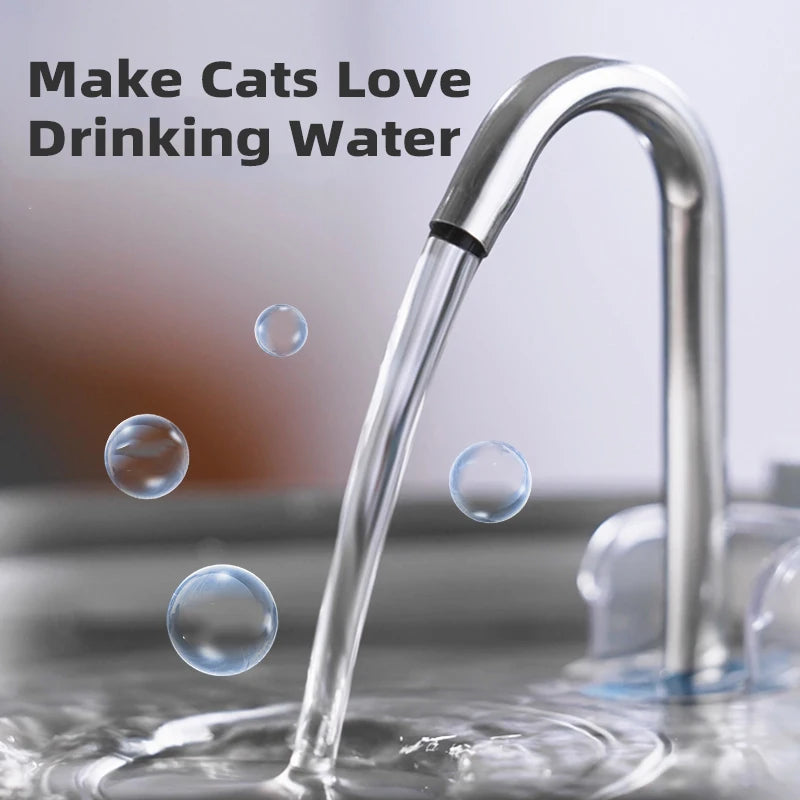Stainless Steel Pet Water Fountain – Quiet, Fresh & Healthy Hydration