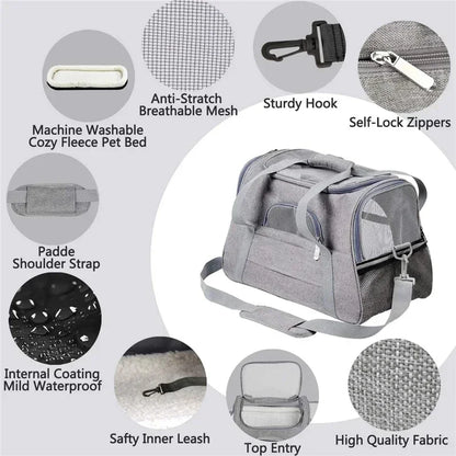 Cosy Dog Carrier Bag – Portable, Breathable & Travel-Ready