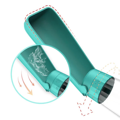 Portable Pet Water Bottle – Foldable Travel Bowl for Dogs & Cats