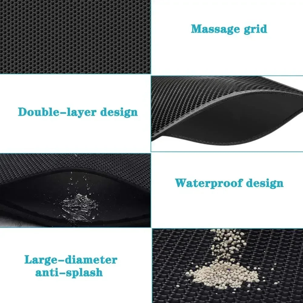 Eco-Friendly Cat Litter Mat – Washable, Durable & Hygienic