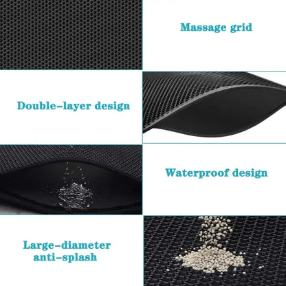 Eco-Friendly Cat Litter Mat – Washable, Durable & Hygienic