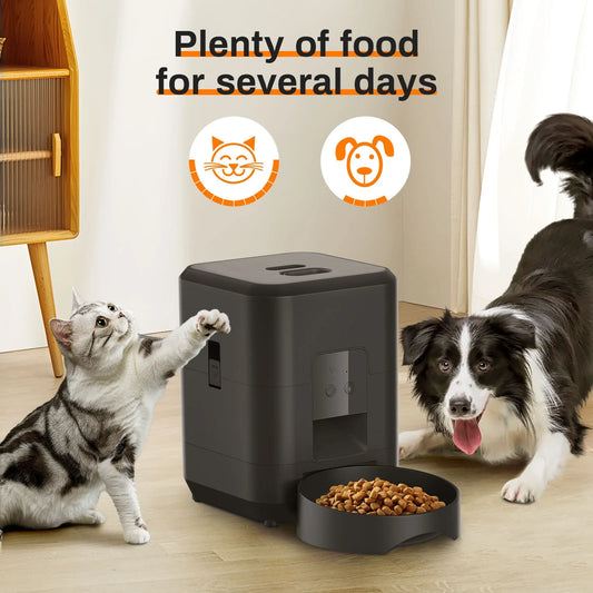 Automatic Cat Food Dispenser – 2L Smart Feeder with App Control