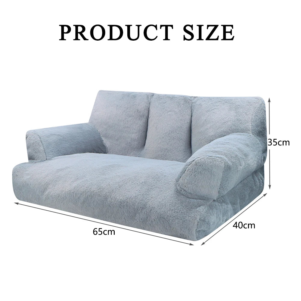 CosyPaws Cat Sofa Bed – Plush Winter Nest for Cats & Small Dogs