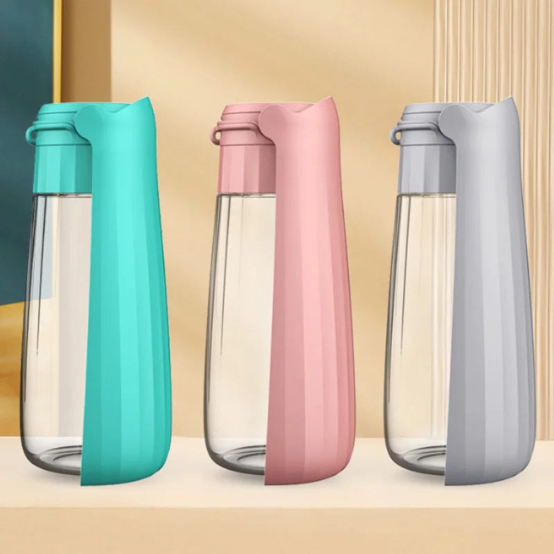 Portable Pet Water Bottle – Foldable Travel Bowl for Dogs & Cats
