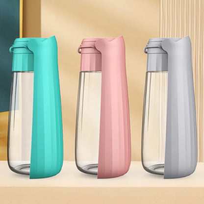 Portable Pet Water Bottle – Foldable Travel Bowl for Dogs & Cats