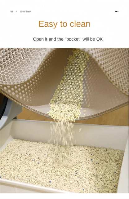 Eco-Friendly Cat Litter Mat – Washable, Durable & Hygienic