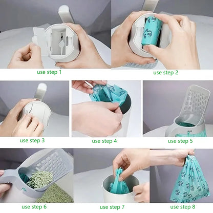 PurrClean Cat Litter Scoop – Easy Waste Picker & Hygienic