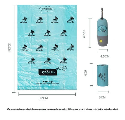 Pet Waste Bag Dispenser – Hygienic Bags with Built-in LED Torch