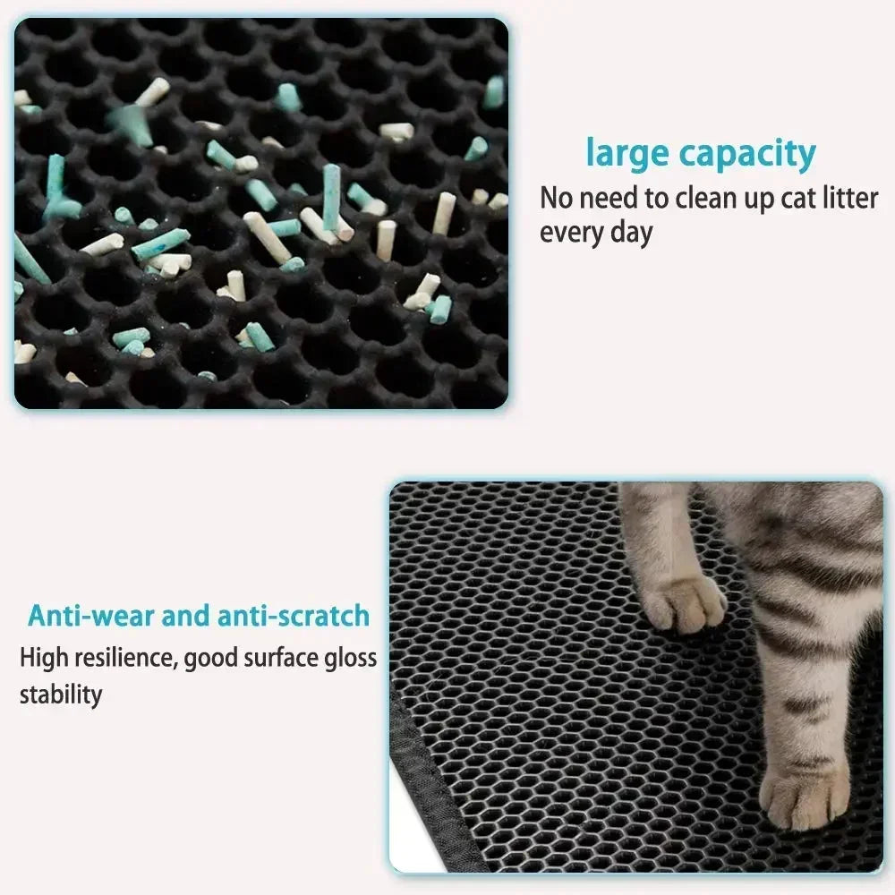 Eco-Friendly Cat Litter Mat – Washable, Durable & Hygienic