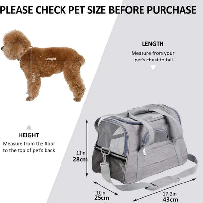 Cosy Dog Carrier Bag – Portable, Breathable & Travel-Ready
