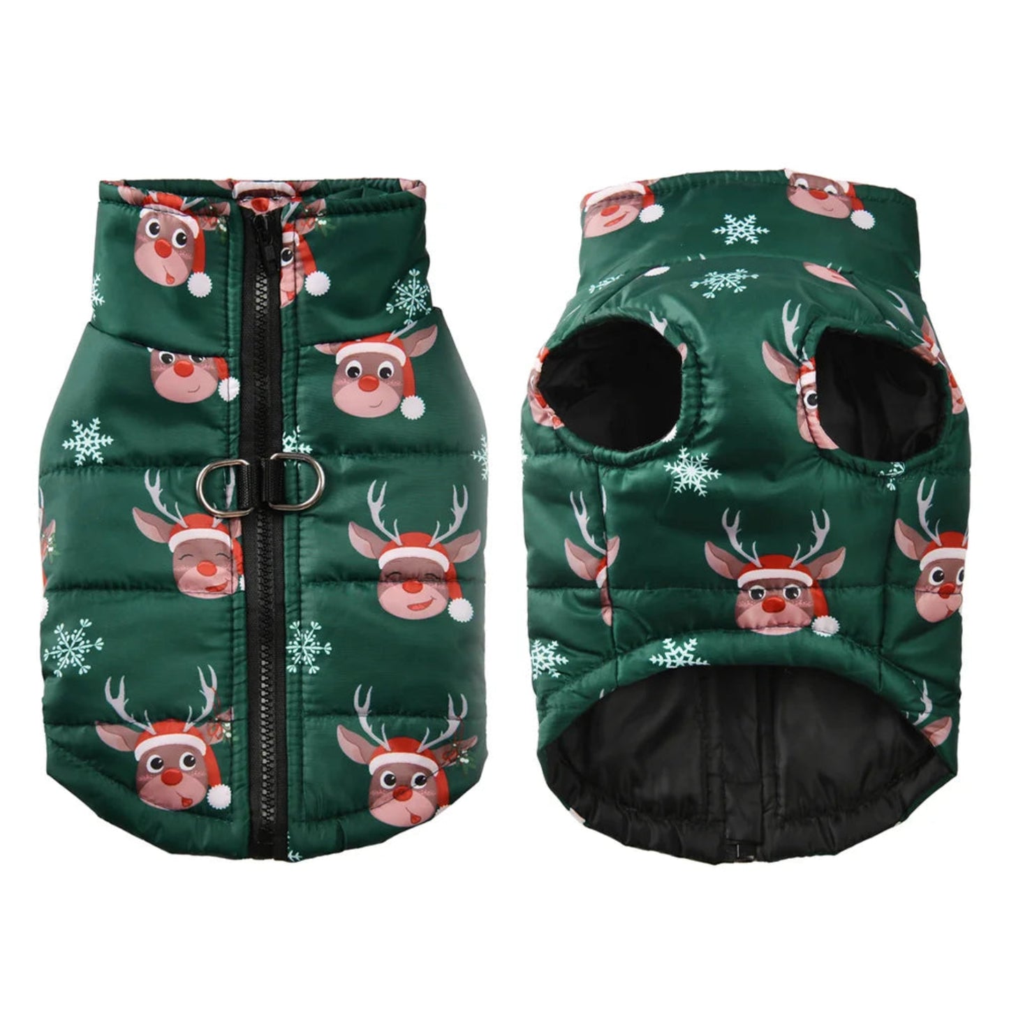 Snowman Winter Dog Jacket – Festive Warmth for Holiday Fun