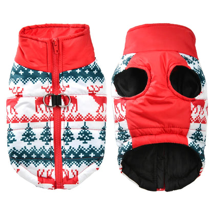 Snowman Winter Dog Jacket – Festive Warmth for Holiday Fun