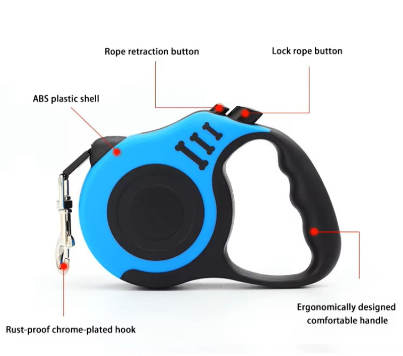 Freedom Walks – Retractable Dog & Cat Leash (3m/5m)