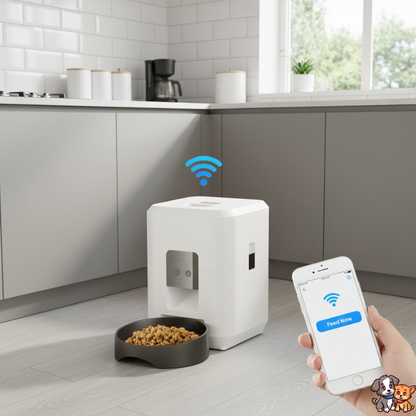 Automatic Cat Food Dispenser – 2L Smart Feeder with App Control